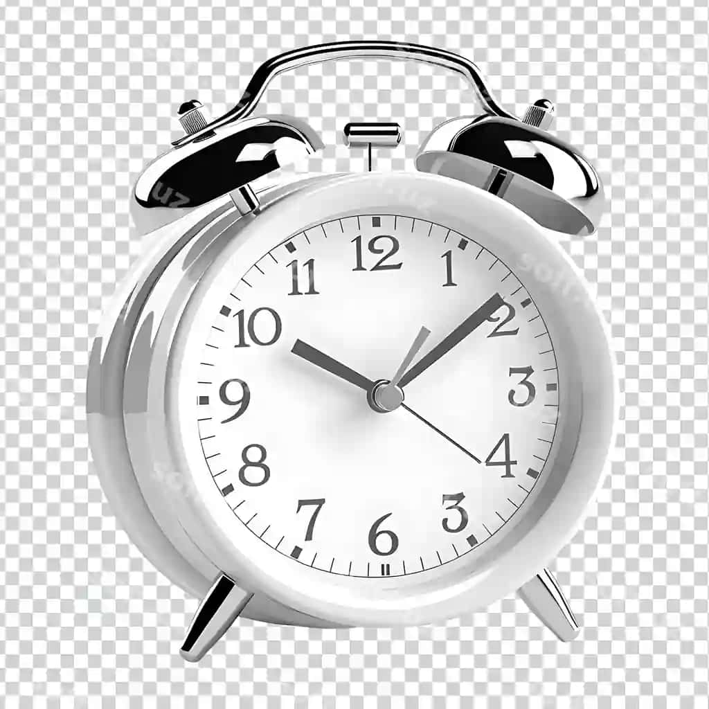 3D budilnik shaffof fon | 3d alarm clock transparent background