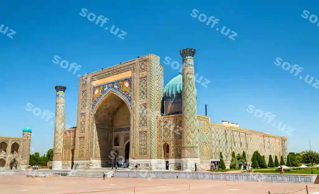 Madrasa Registon maydoni samarqand uzbekiston | Madrasah registan square samarkand uzbekistan