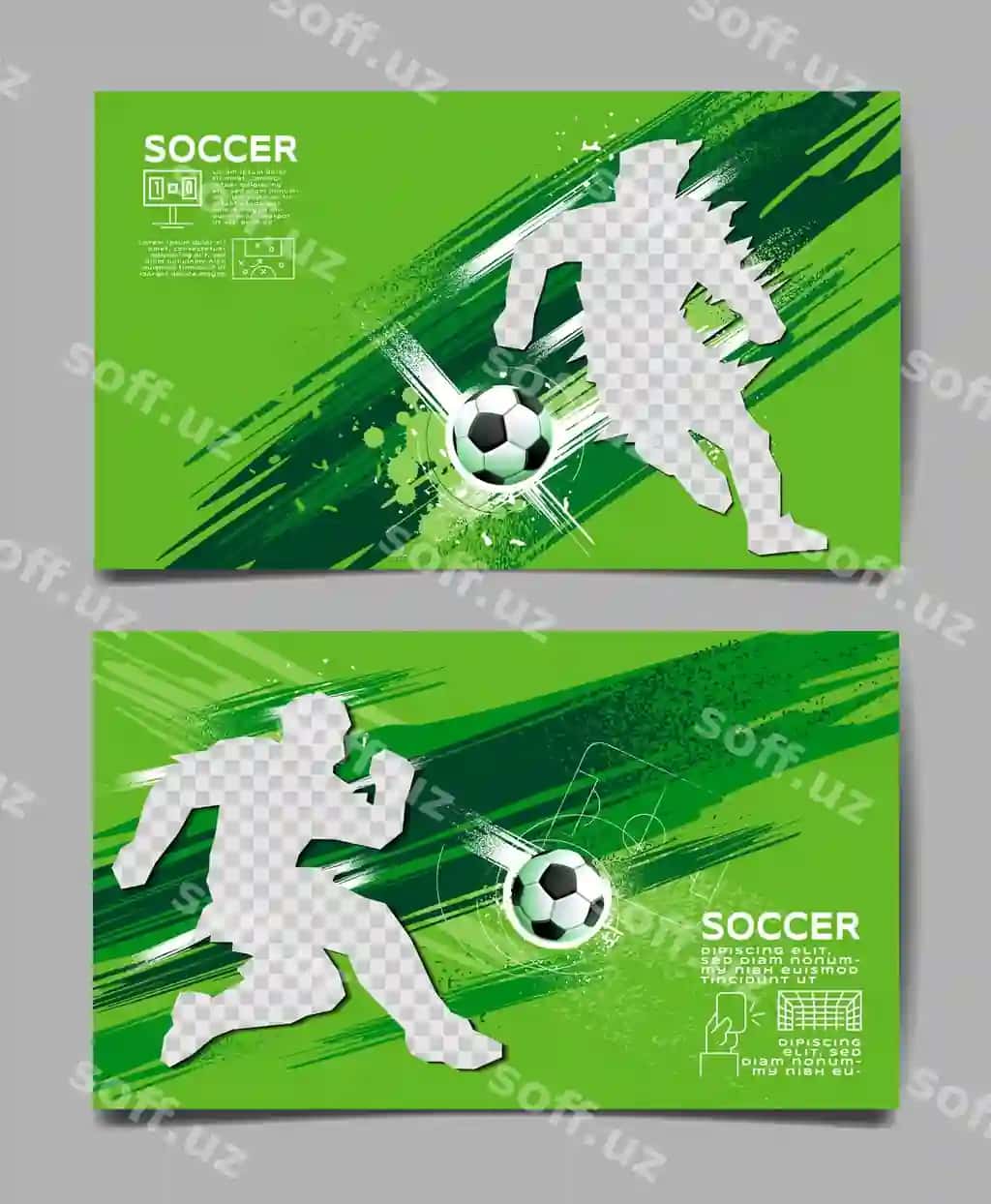 Futbol posteri futbol shabloni baner sport dizayni | Soccer poster football template banner sport layout design