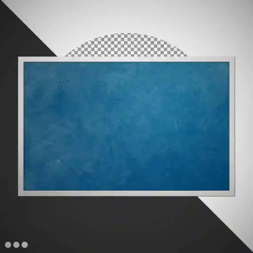 Kumush ramkali ko'k rangli taxta | Blue chalkboard with silver frame