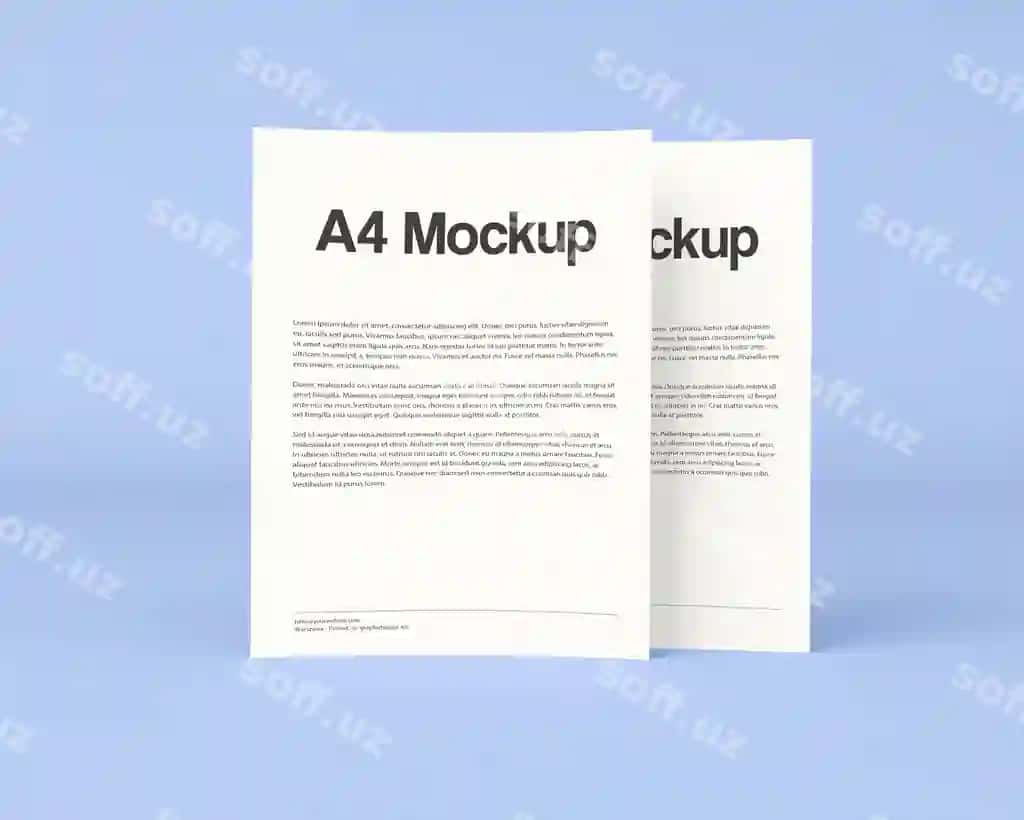 Biznes broshyur mockup | Business brochure mockup