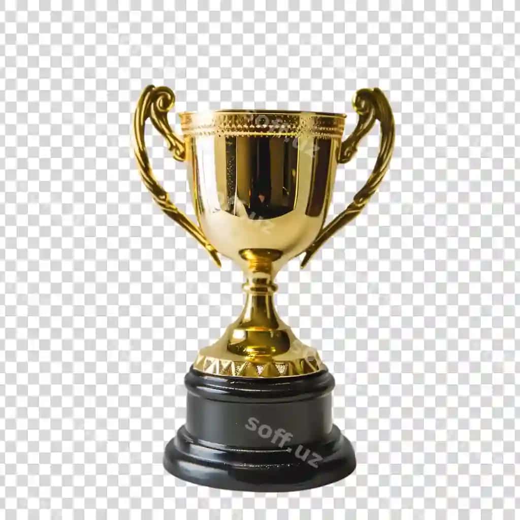 Himoyachilik shaffof fonda ajraltirilgan | Trophy isolated transparent background