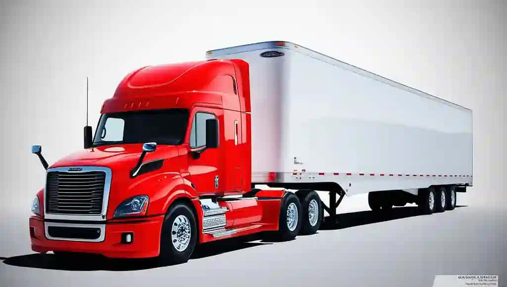 Oq fonda yuk mashinasi logotipi | Truck logo white background