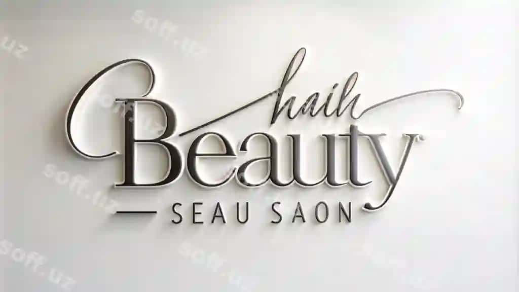 Belgi chiroyi oq fonda namoyish etiladi | Sign beauty is displayed white background 2