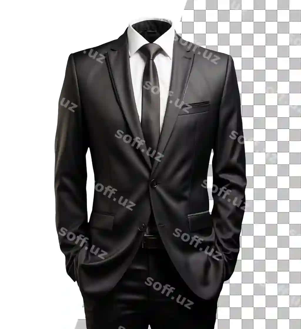 Ajraltirilgan erkak kostyum jaketi ochiq fonda | Isolated man suit jacket with transparent background