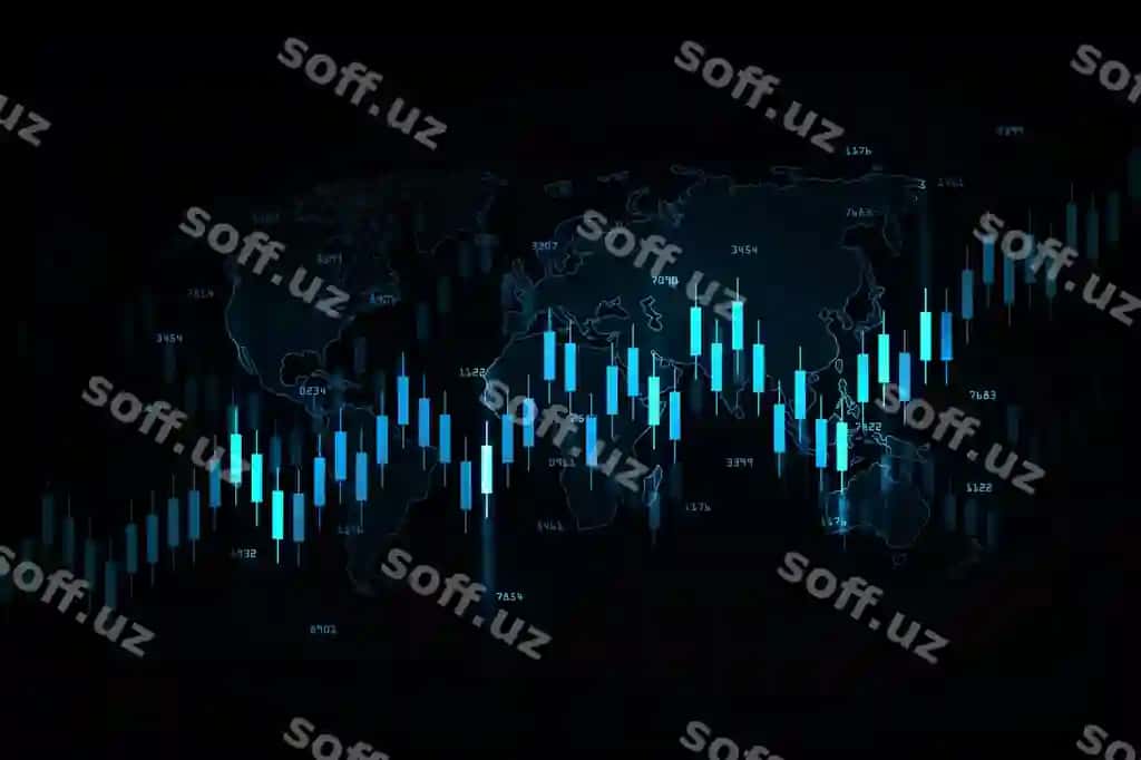 Bislik svech grafik grafik aktsiyalar bozori investitsiya savdo | Business candle stick graph chart stock market investment trading