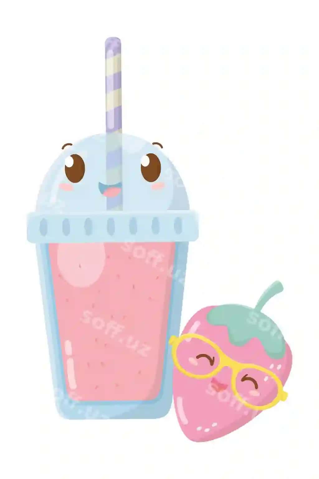 Shirin, mazali multfil'm illustratsiyasi | Delicious tasty cartoon illustration