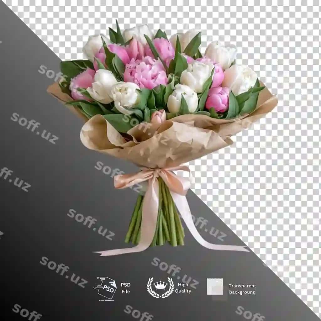 Guldasta izolyatsiya qilingan shaffof fon | Bouquet isolated transparent background