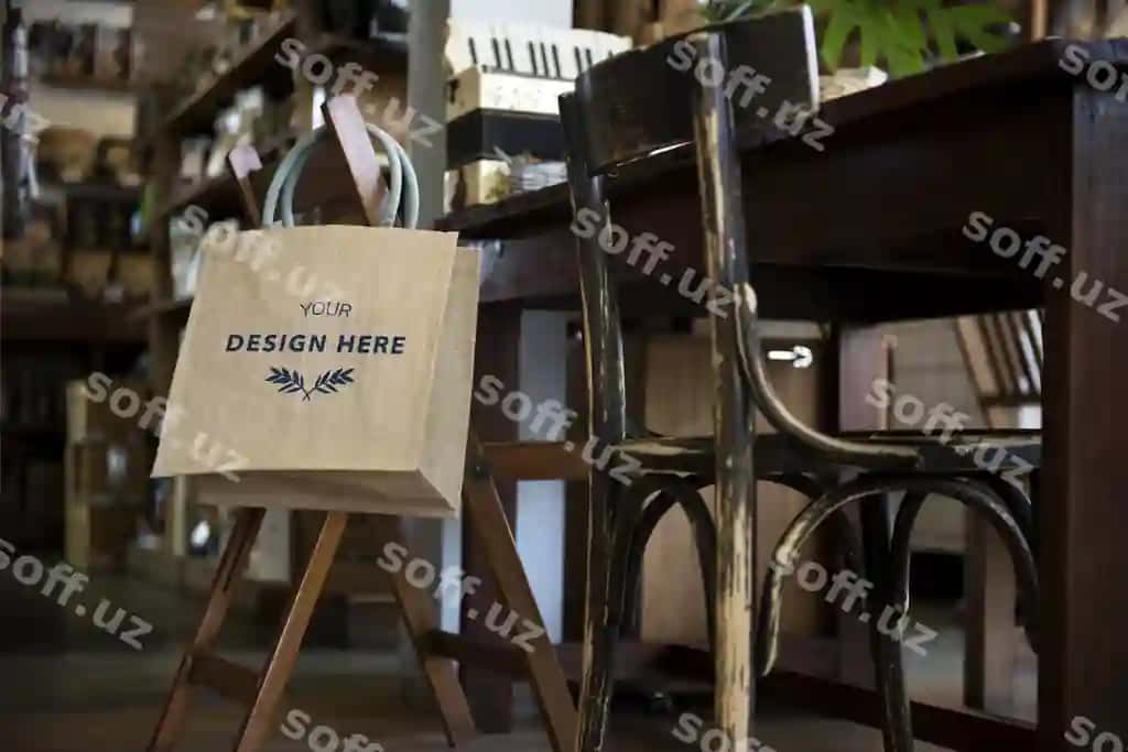 Dizayn maydoni bo'sh sumka | Design space blank tote bag
