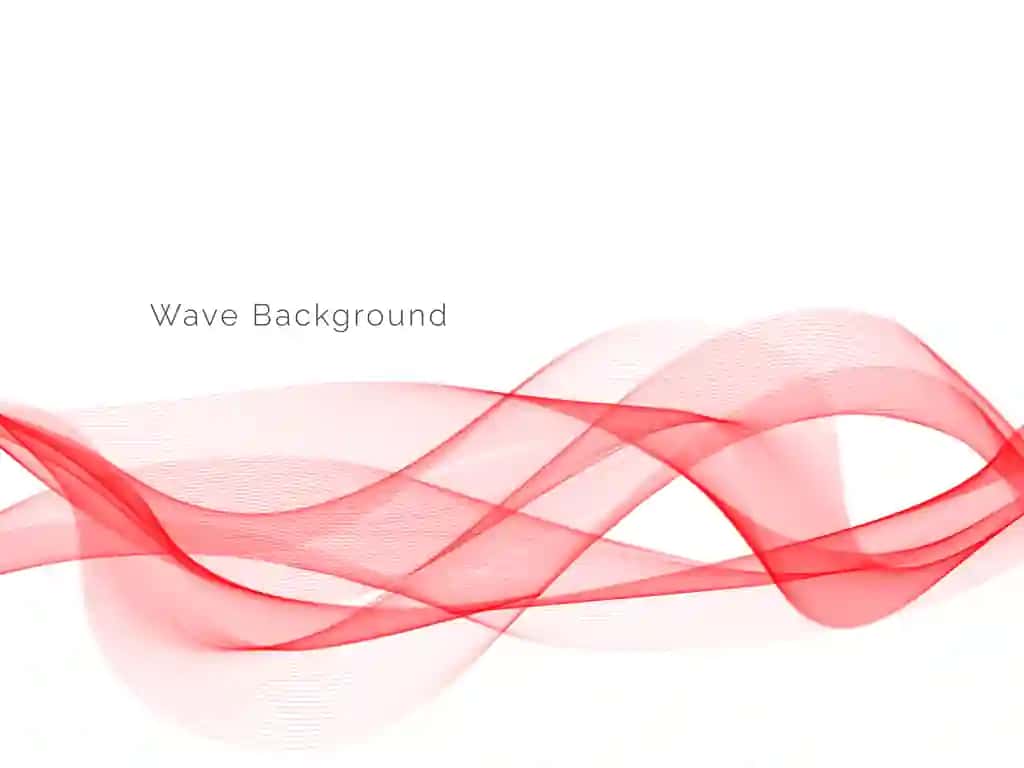 Zamonaviy qizil to'lqin dizayni fon vektori | Modern red wave design background vector