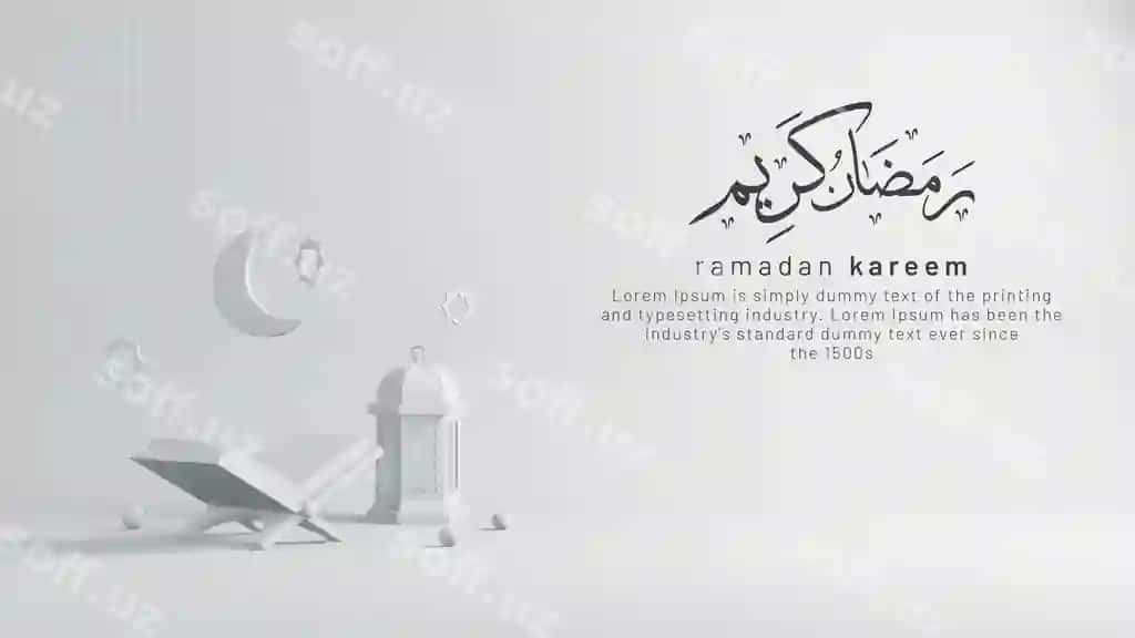 Kontseptsiya islom bayrami Ramazon Kareem Fitr bayrami Adha bayrami bilan | Concept islamic celebration ramadan kareem eid al fitr adha with