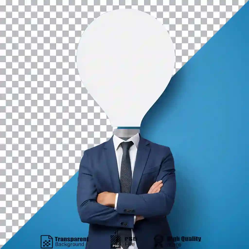 Lampochka boshchiligidagi biznesmen | Lightbulb headed businessman