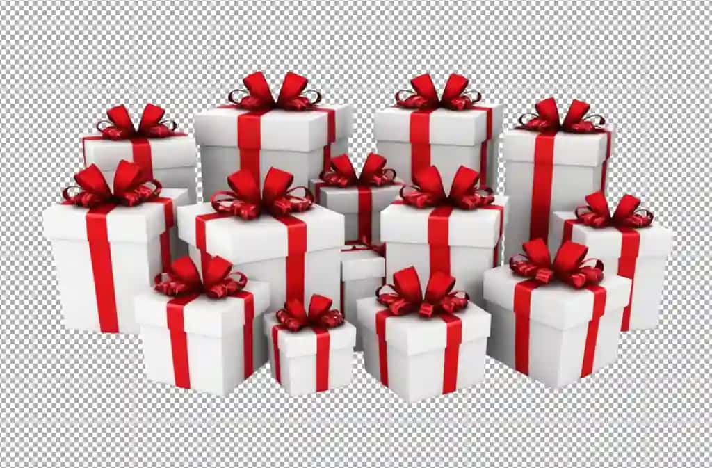 Qizil lentali kamonli sovg'a qutisi oqlangan tarzda bog'langan | Gift box with red ribbon bow tied elegantly