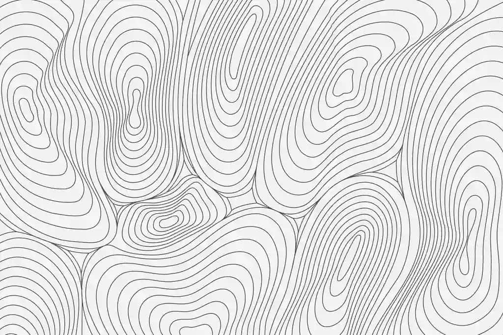 Qo'lda chizilgan mavhum kontur fon | Hand drawn abstract outline background