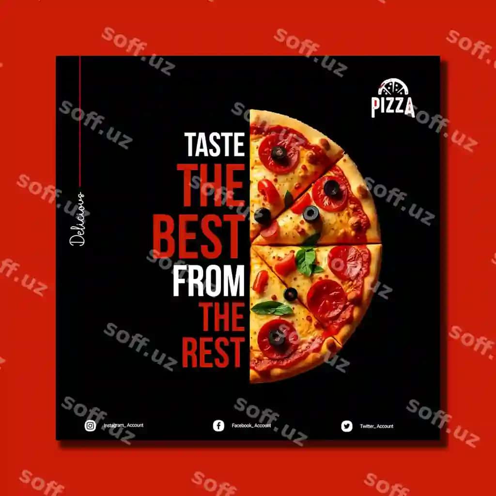 Eng yaxshi pitsa ta'mini oling | Taste best pizza
