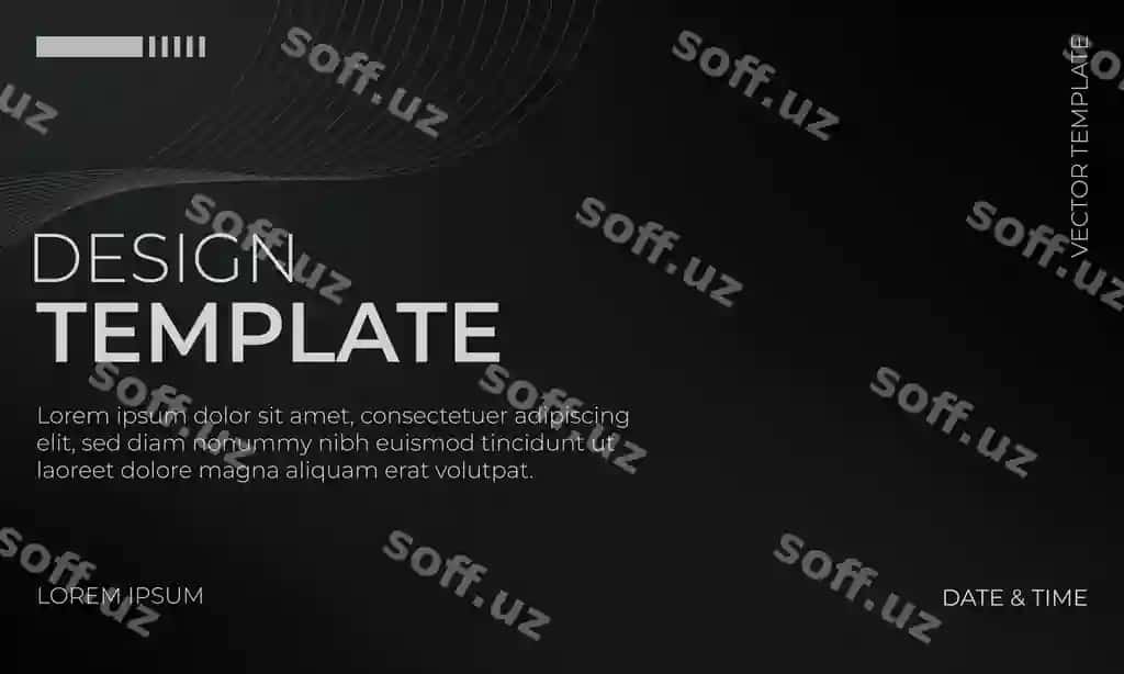 Sleek qora gradientli tekstura artistik yaratishlar | Sleek black gradient texture artistic creations
