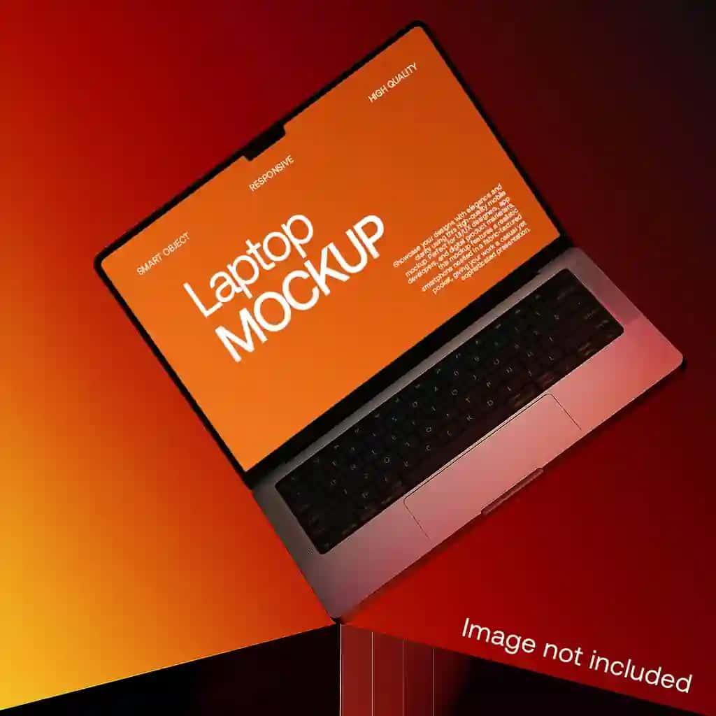 Noutbuk maketi psd | Laptop mockup psd