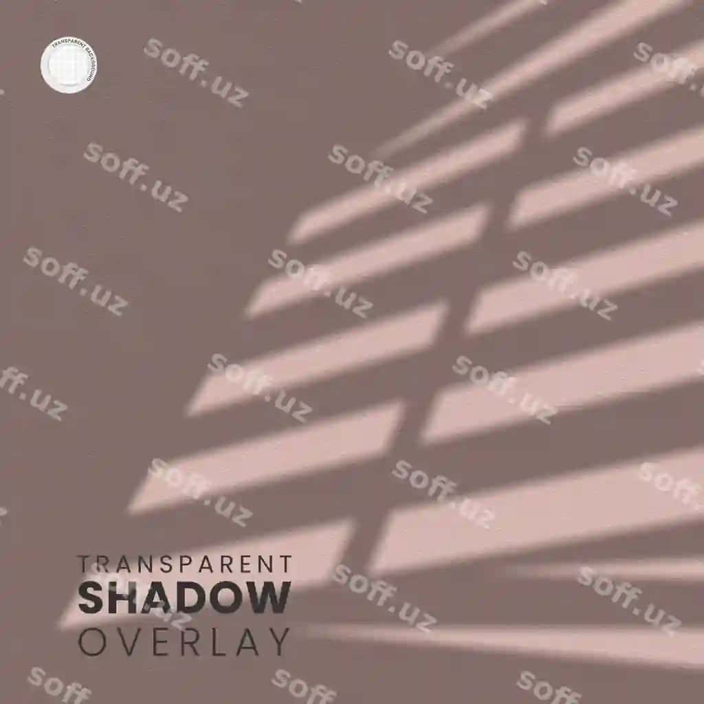 Shaffof oyna soya overlay shabloni | Transparent window shadow overlay template