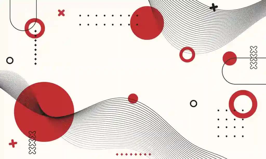 Mavhum to'lqin chizig'i geometrik shakli fon yapon uslubi dizayni | Abstract wave line geometric shape background japanese style design