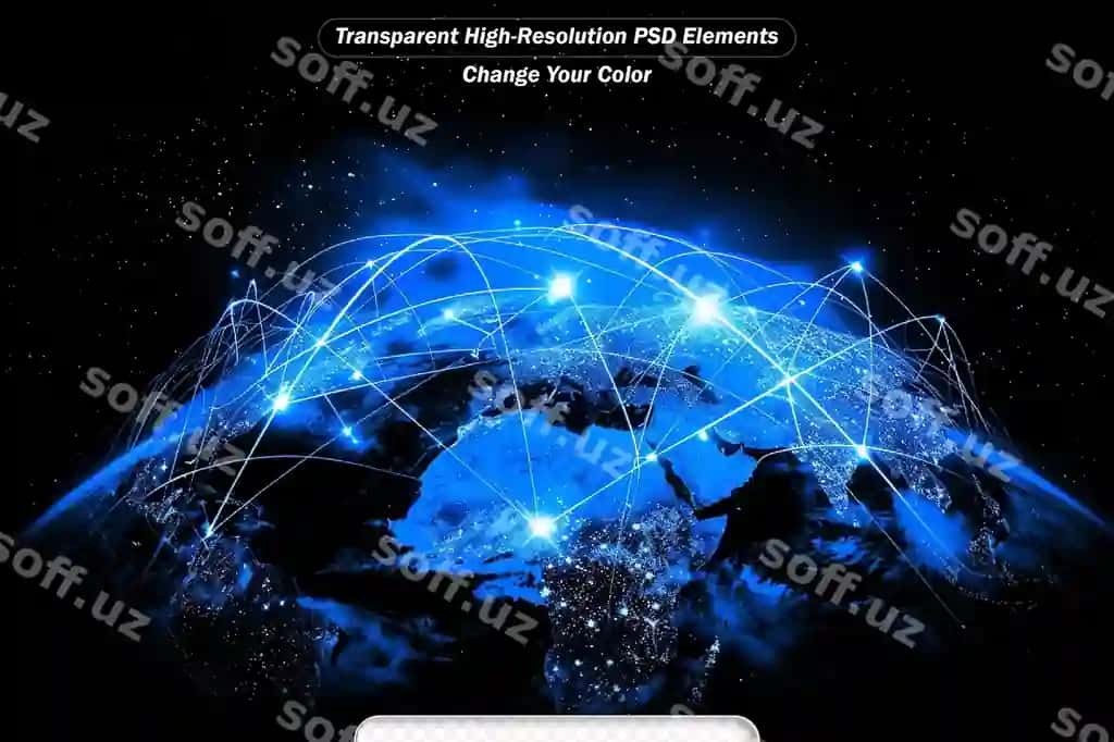 Kosmosdan Yer eng yaxshi internet tushunchasi tushunchalardan global biznes | Earth from space best internet concept global business from concepts
