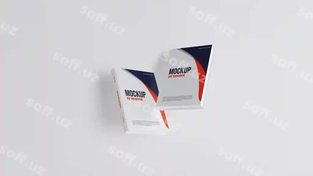 3d qattiq muqova kitob namunasi | 3d hardcover book mockup