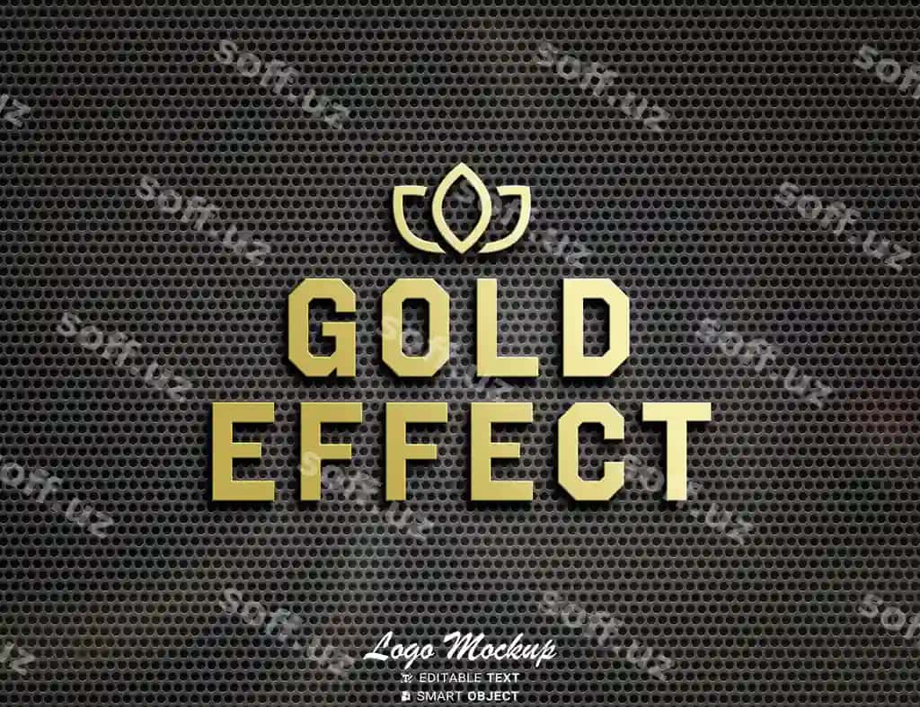 Bozorov oltin shilt 3d matn effekti | Luxury gold lance 3d text effect