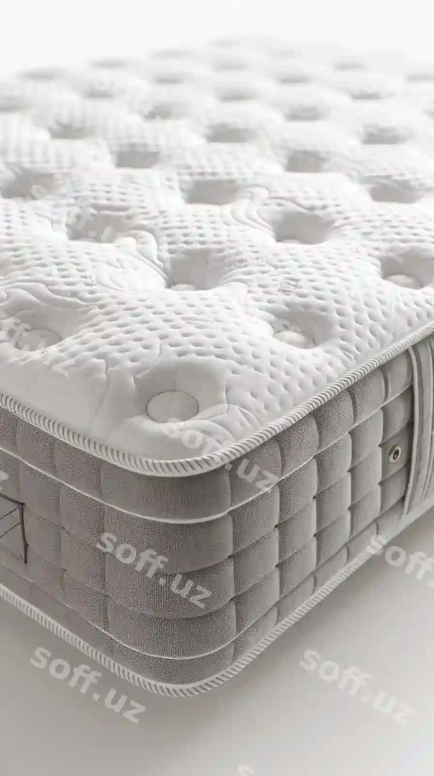 Yaqin suratda matras oq yuzasi | Close up mattress white surface