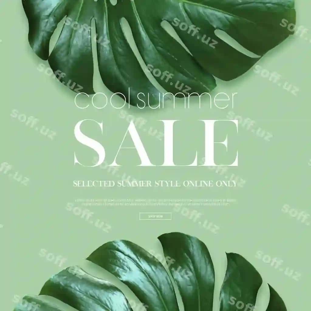 Yozgi sotuvlar uchun ramka foni | Summer sale frame background