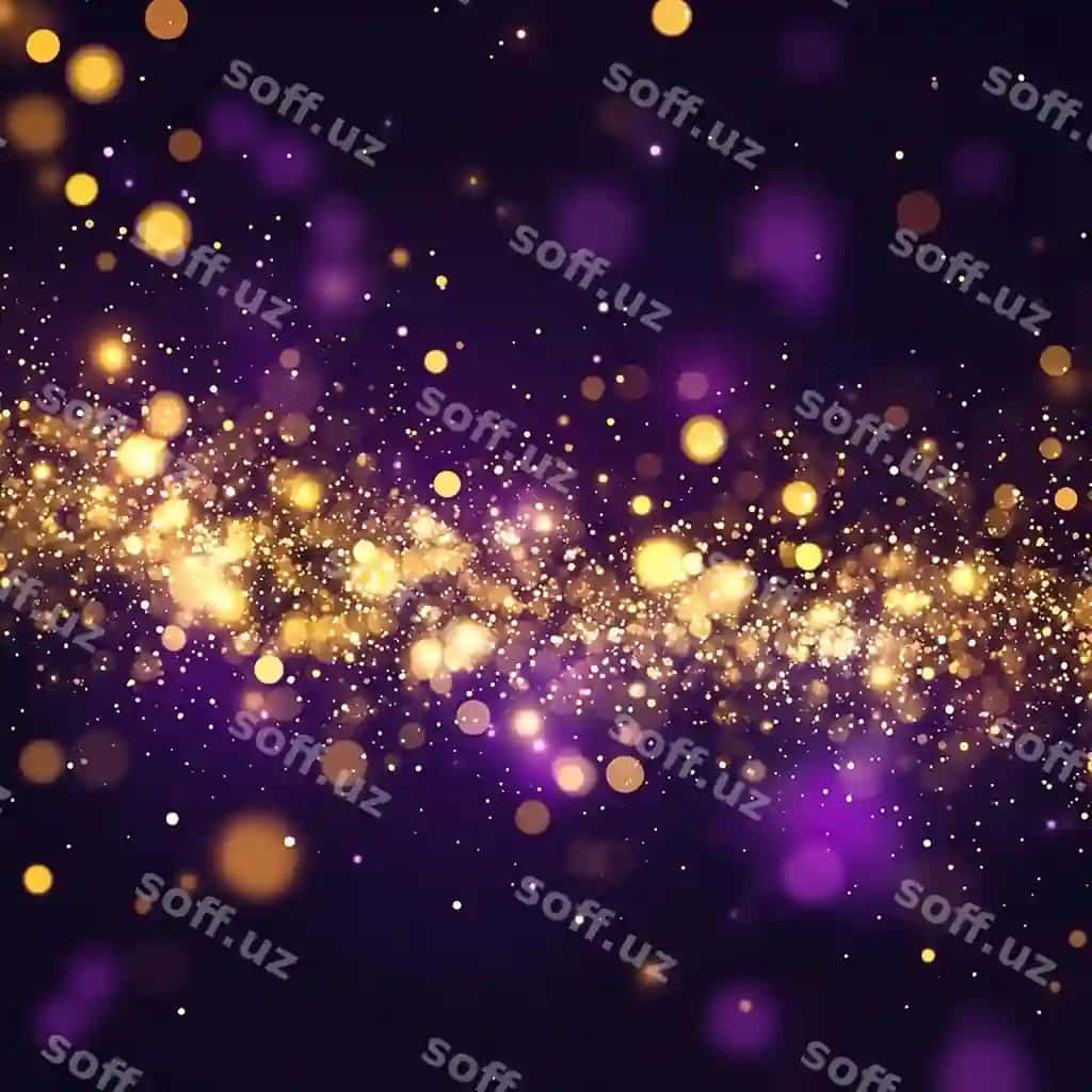 Binafsha oltin yorqin rangli fon | Purple golden luminous background with colors