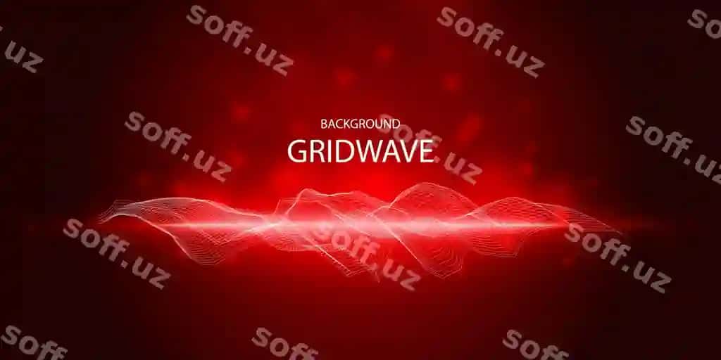 Abstrakt fon chiziqlar to'lqin gradienti bilan | Abstract background with line wave gradient