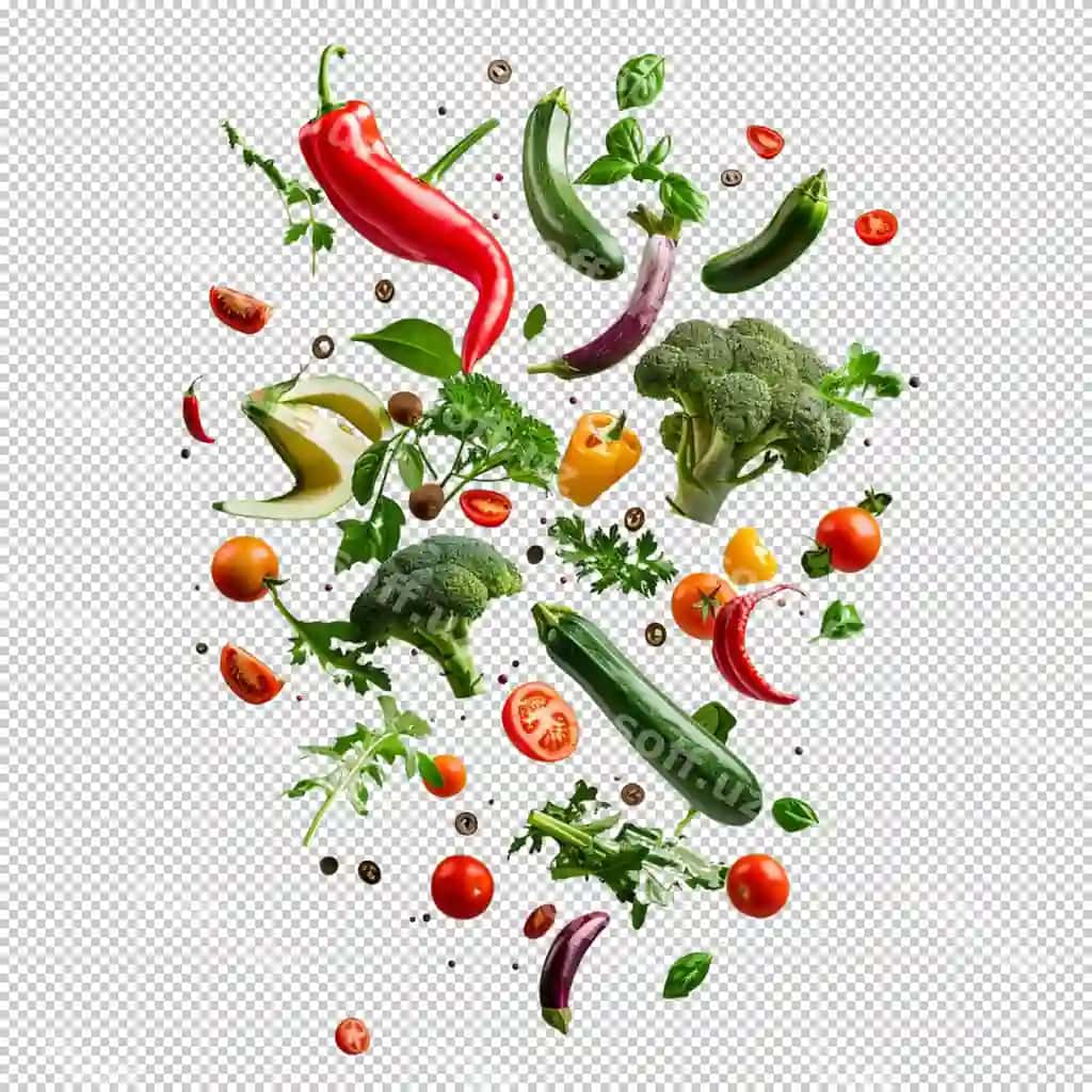 Milliy ovqatlanish haftasi ajralangan shaffof fon | National nutrition week isolated transparent background