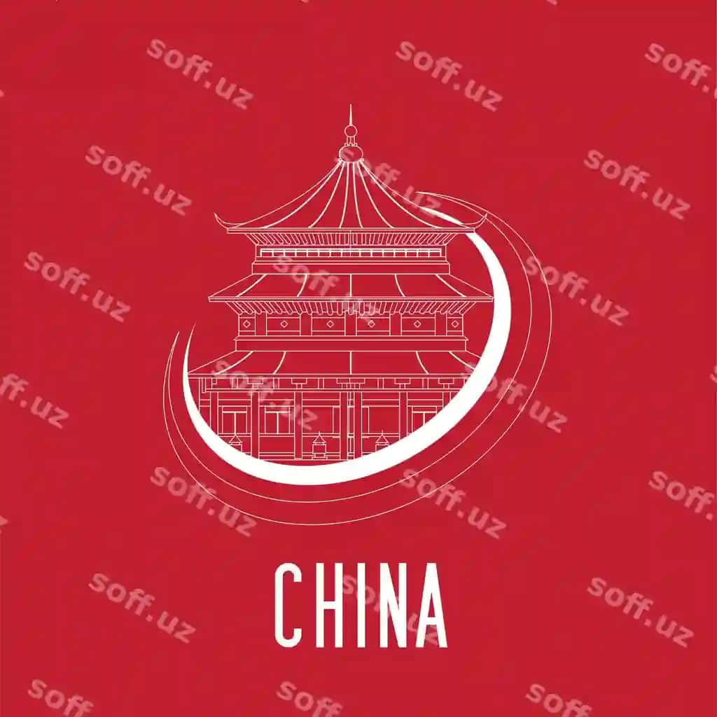 Pagoda belgi retro sharqiy dekor vektor dizayni | Pagoda sign retro oriental decor vector design