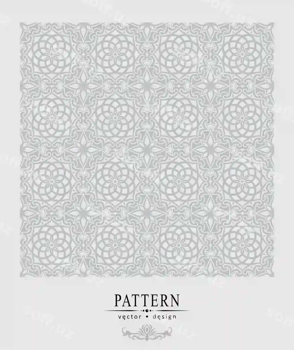 Vektor dizayni mavhum gul batik kulrang etnik naqsh fon | Vector design abstract flower batik gray ethnic pattern background