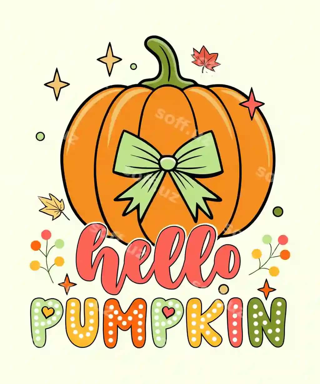 Salom, kamonli qovoq | Hello pumpkin with bow