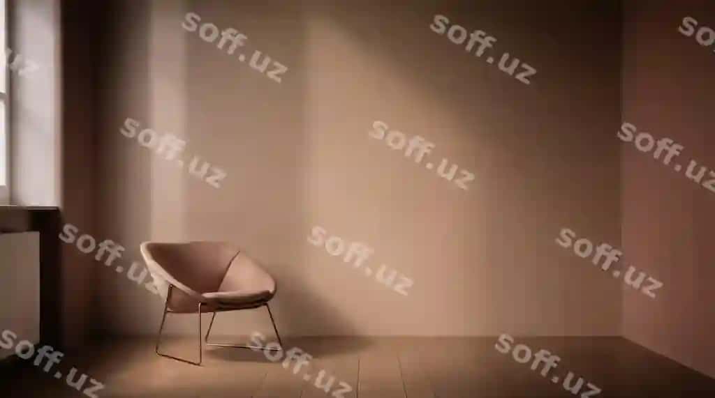 Kreslo bilan oqlangan minimalist interyer | Elegant minimalist interior with chair