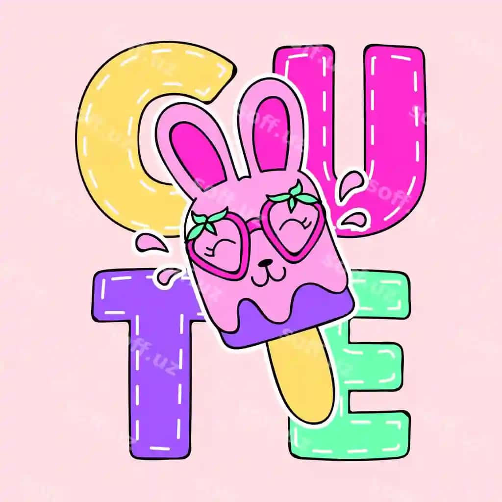 Chiroyli tulki muzza popp | Cute bunny ice cream pop