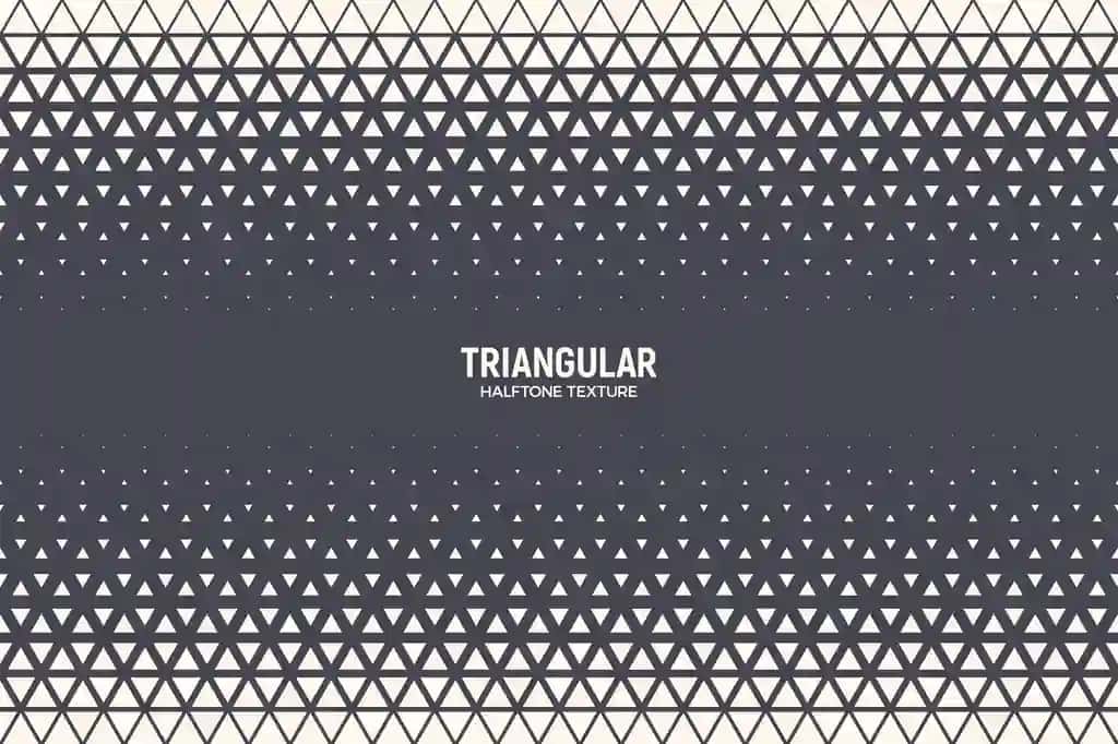 Uchburchak yarim ohang naqsh chegarasi tekstura geometrik texnologiya | Triangular halftone pattern border texture geometric technology