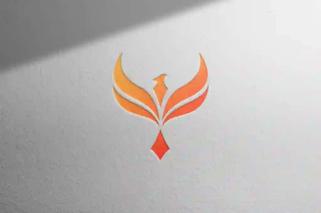 Hashamatli logotipli oq qog'oz | Luxury logo mockup white paper
