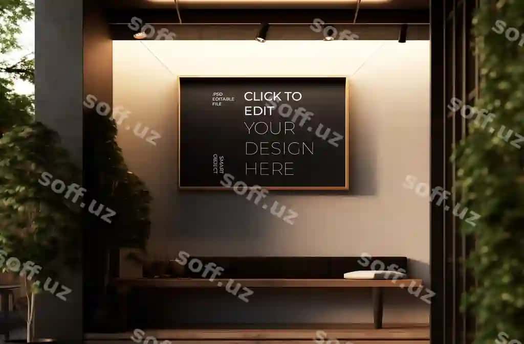 Yaponiya restorani belgi namunasi | Japanese restaurant sign mockup