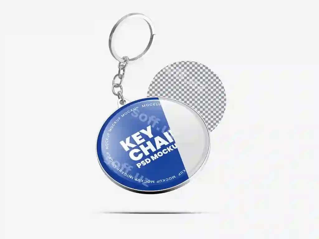 Kalit ip mockup psd | Keychain mockup psd