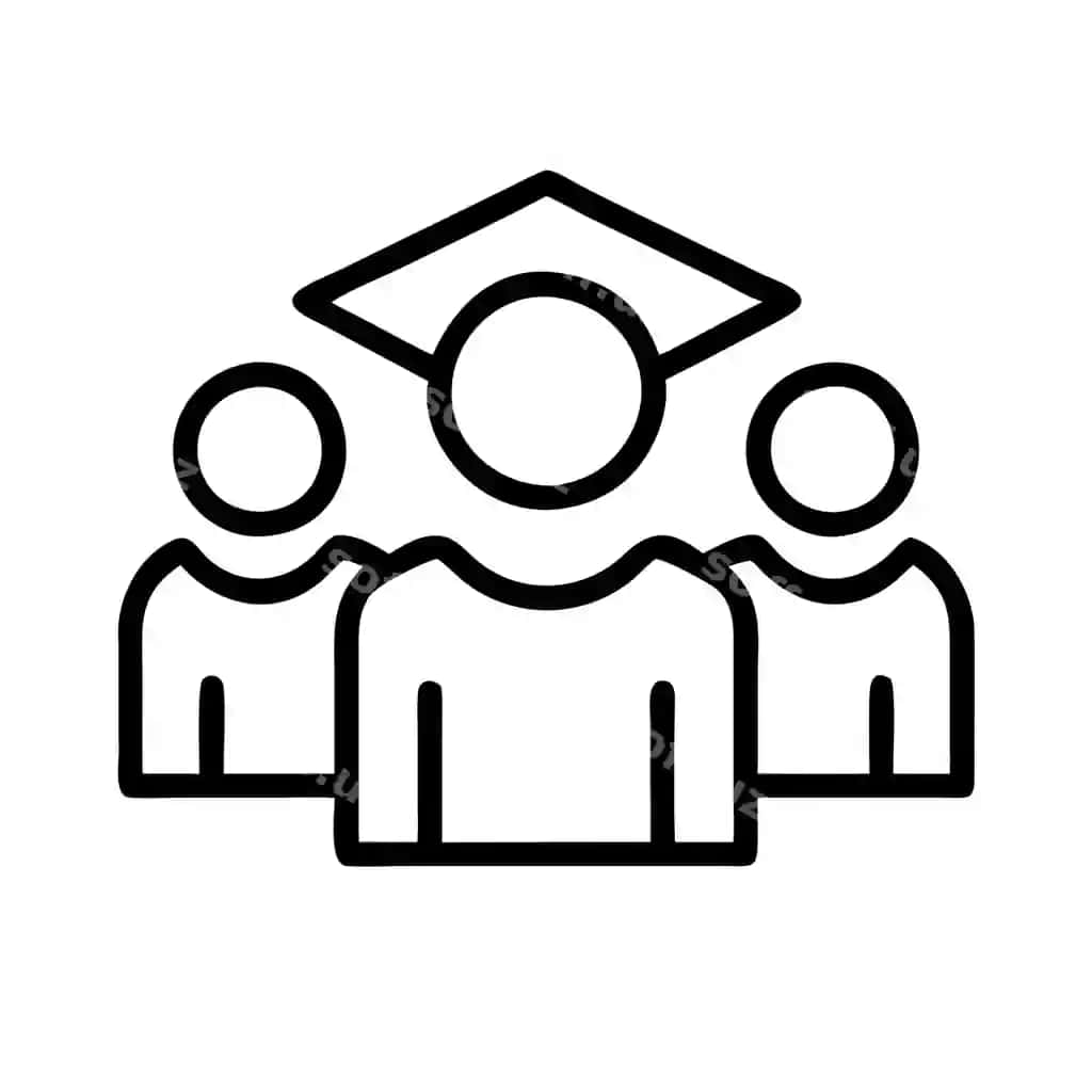 Plat jamoa ikonka PNG shaffof vektor qat illustratsiyasi | Flat community icon png transparent vector layer illustration