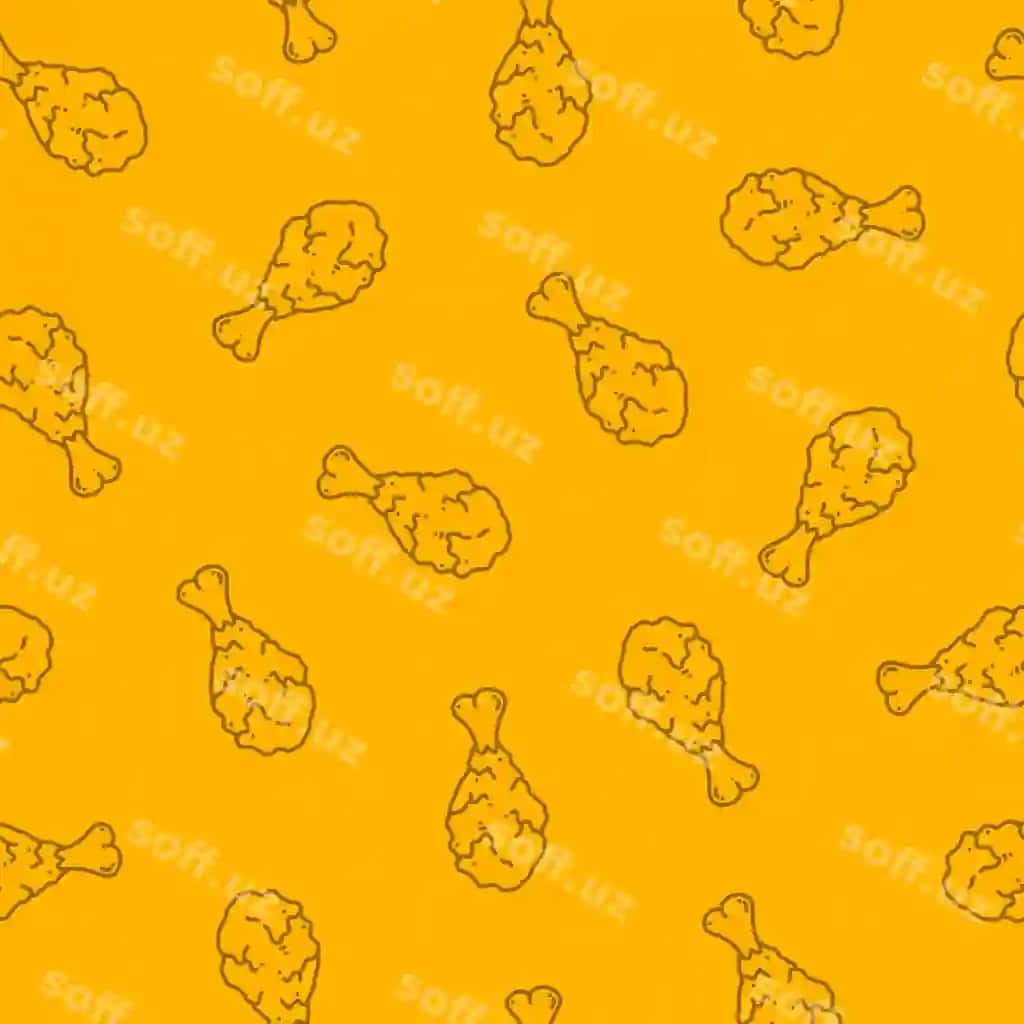 Qovurilgan tovuq oyog'i namunasi | Fried chicken leg pattern