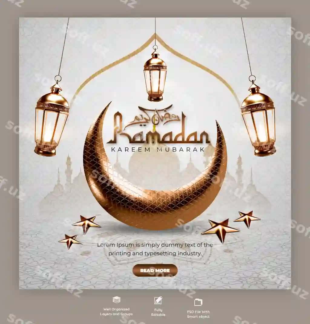Ramazon Kareem an'navar islomiy bayram diniy ijtimoiy media | Ramadan kareem traditional islamic festival religious social media