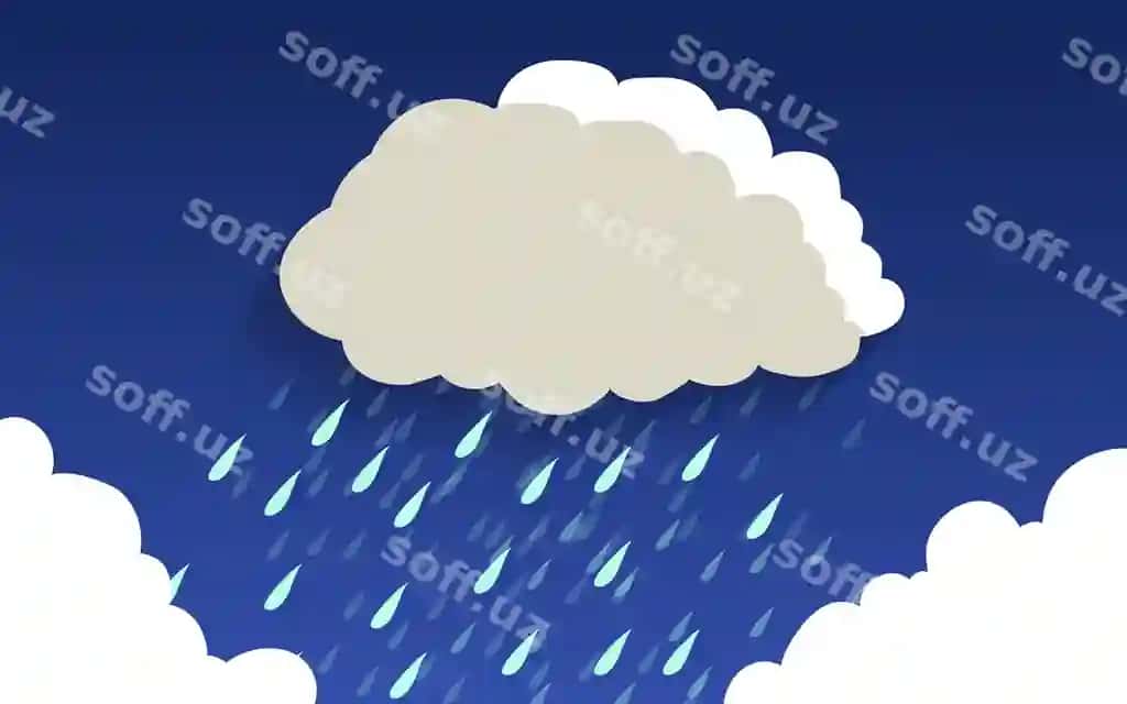 Illustration bulut yomg'ir qorong'u fon kuchli yomg'ir yomg'irli mavsum | Illustration cloud rain dark background heavy rain rainy season