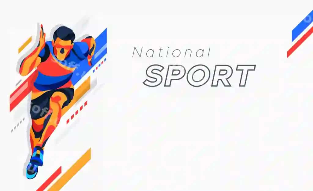Milliy sportlar kuni bayram tushunchasi sport atleti yug'ilish dunyo | National sports day celebration concept sports athlete running world