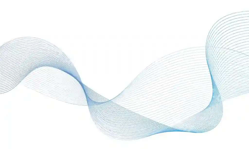 Abstract blue gradient wave element design stylized line art | Abstract blue gradient wave element design stylized line art