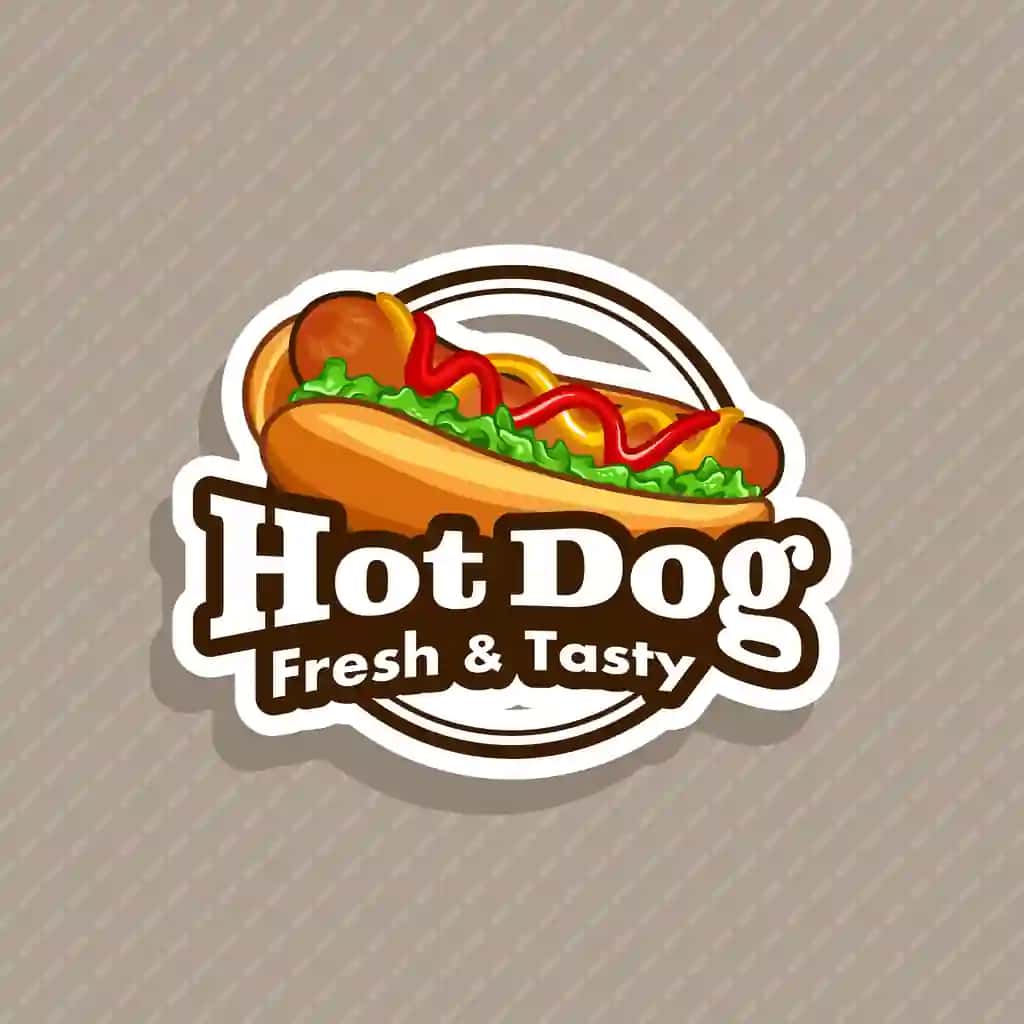 Hot-dog logotipi | Hot dog logo