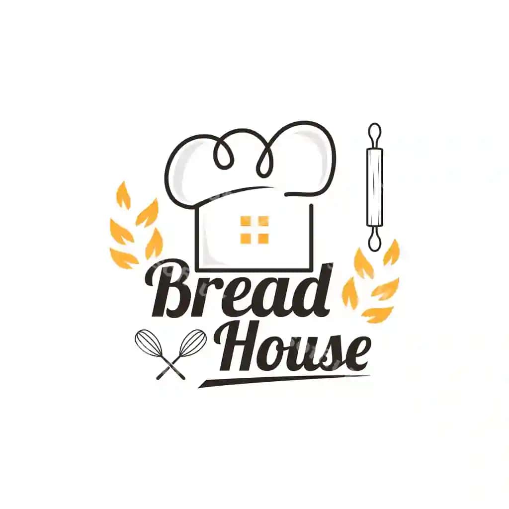 Nonushta brendli flanşizi shabloni nonushta logotipi ikonka | Bread badge template bread logo icon