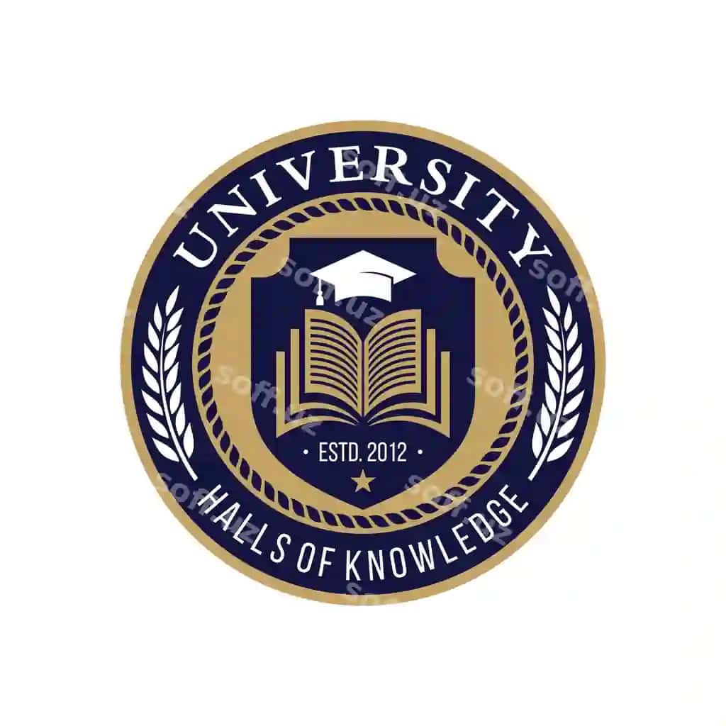 Universitet kollej maktab gerb logotip emblema vektor shablon | University college school crests logo emblem vector template