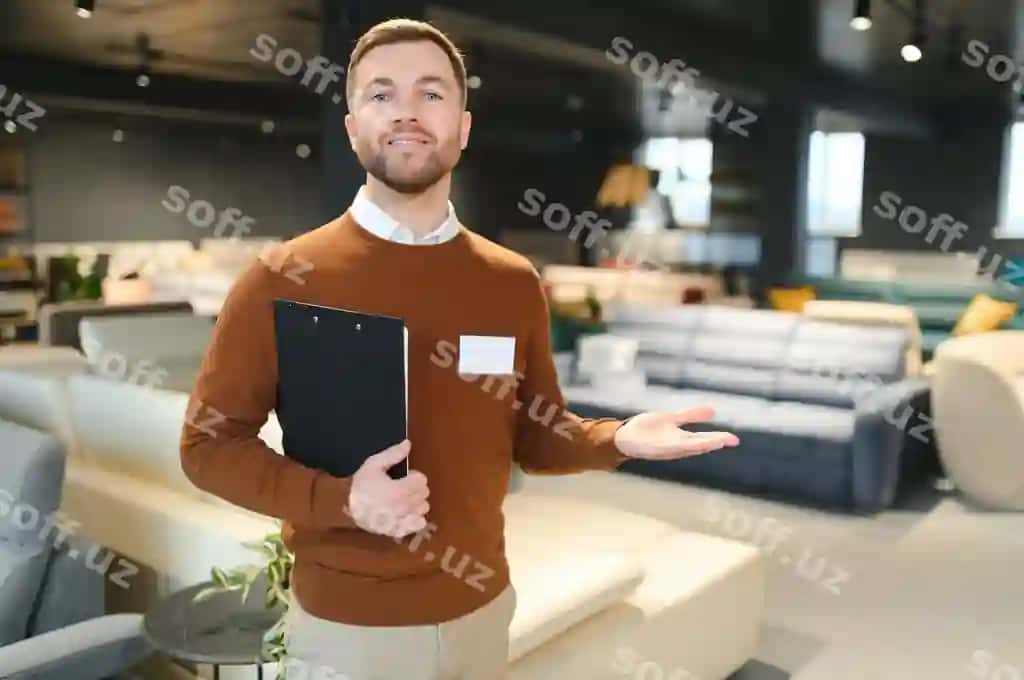 Sotuvchi uy mebellari do'koni | Salesman home furnishings store